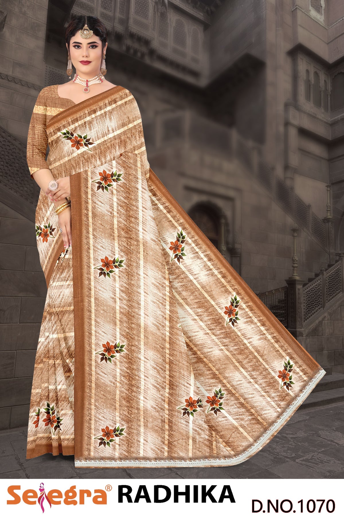 Magenta Color Woven saree